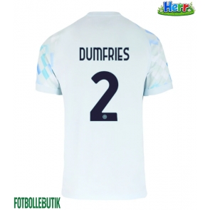 Inter Milan Denzel Dumfries #2 Bortatröja 2025-26 Kortärmad